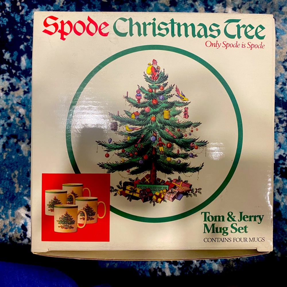 Spode Christmas Tom and Jerry mug set (4)